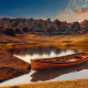 boat, nature, lake, river, landscape, india wallpaper