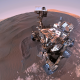 curiosity, robotic rover, gale crater, mars, space, selfie wallpaper