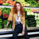 kristen stewart, celebrity, actress, supermarket, food, vegetables, women wallpaper