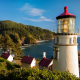 heceta head light, lighthouse, oregon coast, nature, ocean, beach wallpaper
