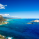 hawaii, oahu, island, shore, beach, horizon, ocean, nature wallpaper