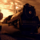 train, vintage, steam locomotive, clouds wallpaper