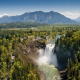 snoqualmie valley, snoqualmie river, waterfall, forest, western washington, united states, nature wallpaper