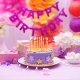 happy birthday, decorations, cake, candles, birthday, holidays wallpaper