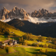 italy, south tyrol, dolomites, alps, mountains, peak, nature, scenery wallpaper
