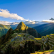 machu picchu, peru, mountains, landscape, clouds, sky, ruins, nature wallpaper
