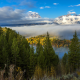 mountains, wyoming, river, autumn, clouds, trees, fog, forest, grand teton national park, usa, nature wallpaper