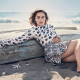 emilia clarke, actress, women, beach, sea, boat, legs, skirt wallpaper