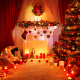 holidays, christmas, new year, christmas tree, lights, candles wallpaper