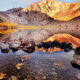 lake, autumn, lake convict, mount morrison, nature, usa, california, reflection wallpaper