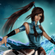 Korra, The Legend of Korra, artwork, water, women, ponytail, blue eyes, long hair wallpaper
