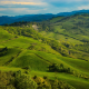 italy, tuscany, hill, field, grass, nature wallpaper