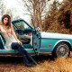 ford mustang, cabrio, cars, model ,women, girl, boots, legs, dress wallpaper
