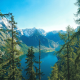 nature, lake, mountains, forest, extreme, rest, berchtesgaden, bavaria, germany wallpaper