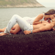 boy, girl, nature, love, kiss, beach, sea, man, women wallpaper