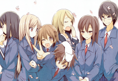 anime, Sakurasou no Pet na Kanojo, Akasaka Ryounosuke, Aoyama Nanami, Kamiigusa Misaki, Kanda Sorata wallpaper