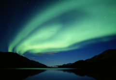 polar light, aurora, Northern Lights, Iceland, night, sky wallpaper