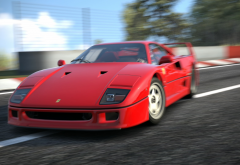 Gran Turismo 6, PlayStation 3, car, Ferrari, Ferrari F40, video games wallpaper