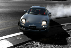 Gran Turismo 6, PlayStation 3, car, Mazda, Mazda RX-7, video games wallpaper