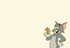 minimalism, Tom and Jerry, cat, mouse wallpaper