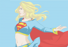 supergirl, artwork, graphics wallpaper