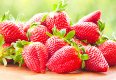strawberry, berry, food wallpaper