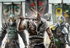 For Honor, Ubisoft, video games, knights, vikings, axe wallpaper