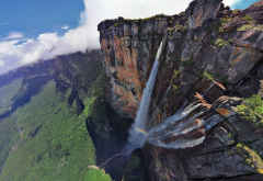 angel falls, waterfall, venezuela, nature, mountains wallpaper
