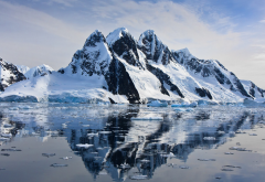 glacier, arctic, sea, nature, ice wallpaper