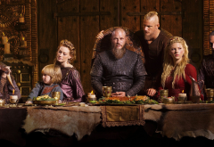 vikings, ragnar lodbrok, lagertha lothbrok, floki, tv series, women, men, beard, movies wallpaper
