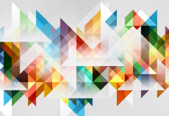 abstraction, graphics, triangles wallpaper