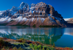 alberta, canada, nature, mountains, lake, rocks wallpaper