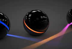 3d, sphere, ball, abstract, graphics wallpaper