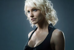 tricia helfer, blonde, canadian actress, model wallpaper
