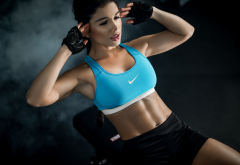 women, sports, figure, body, fitness, abs wallpaper