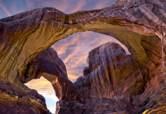 arches national park, double arch, nature, utah, usa wallpaper