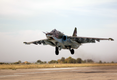 sukhoi, su-25, frogfoot, subsonic attack aircraft, aviation wallpaper