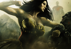 injustice: gods among us, wonder women, batman, superman, video games wallpaper