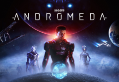mass effect: andromeda, poster, bioware, video games, space, planet, mass effect wallpaper
