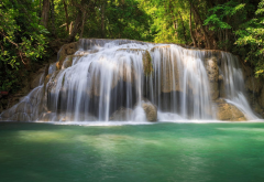 nature, cascades, water, stones, waterfall wallpaper