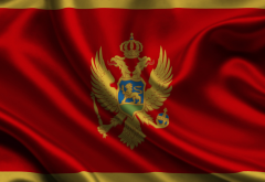 montenegro, flag, flag of montenegro wallpaper
