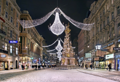vein, street, christmas, austria, city, holidays wallpaper
