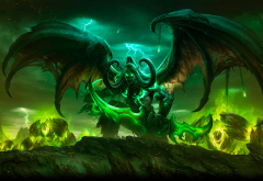 World of Warcraft: Legion, Illidan Stomrage, demon, games wallpaper