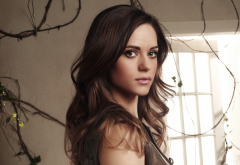 Lyndsy Fonseca, actress, brunette, looking at viewer, face wallpaper