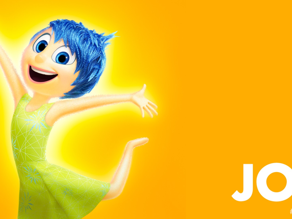 Download 1152x864 Inside Out, cartoons, movies, joy Wallpapers.