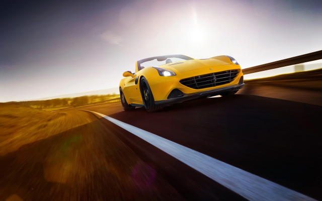 2560x1600 pix. Wallpaper Ferrari California T, Novitec Rosso, car, road, sunset, Ferrari California, Ferrari