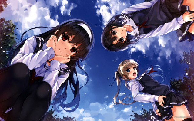 2560x1600 pix. Wallpaper anime, Saenai Heroine no Sodatekata, Kasumigaoka Utaha, Katou Megumi, Sawamura Eriri Spencer, school