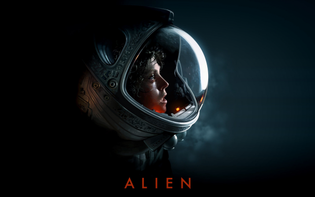 2560x1438 pix. Wallpaper Alien, Ellen Ripley, Xenomorph, artwork, science fiction, Sigourney Weaver, movies