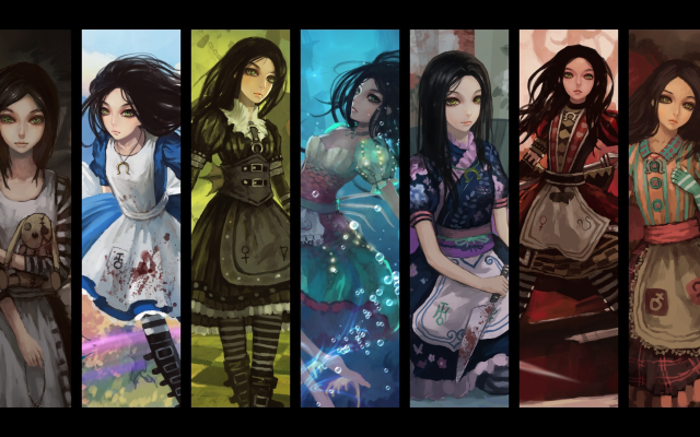 1920x1080 pix. Wallpaper Alice: Madness Returns, American McGees Alice, video games