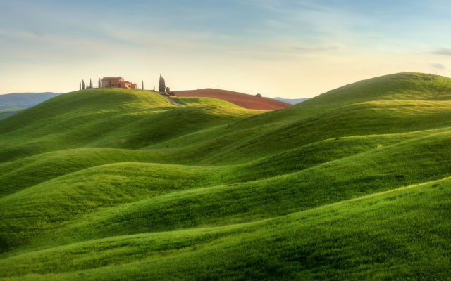 2500x1617 pix. Wallpaper tuscany, italy, nature, hill, grass